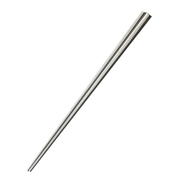 Stainless Steel Chopsticks Set Anti-skid Anti-scalding Hollows Metal Food Sticks